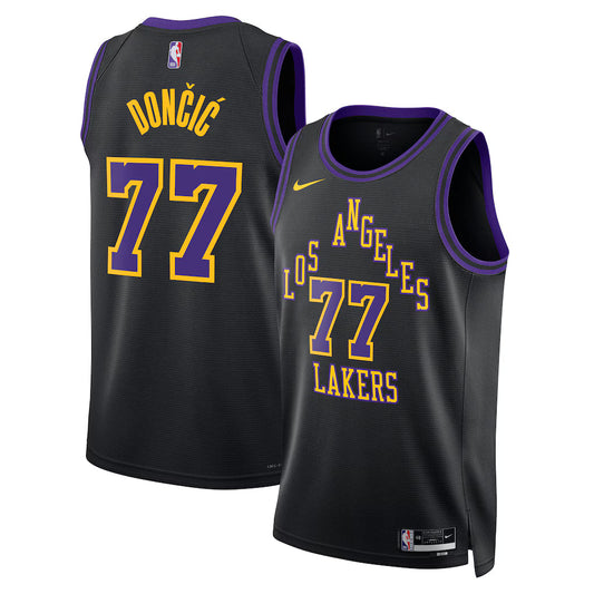 Luka Dončić Los Angeles Lakers Unisex 2025/26 Jersey - Black - City Edition