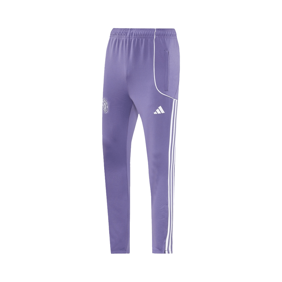 Manchester United 2025/26 Purple Training Tracksuit Kit (Top+Pants)