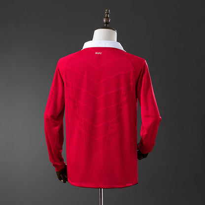 Manchester United Jersey 2010-11 Home Retro Kit Long Sleeves