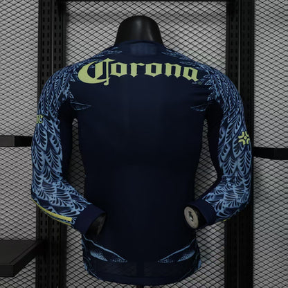 Player Version Club America Jersey 25/26 Away Long Sleeves Football Kit Soccer Jersey