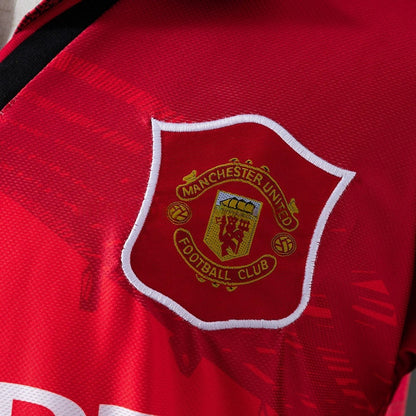 Manchester United Jersey 1994-96 Home Retro Kit Long Sleeves