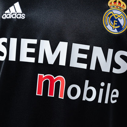 Real Madrid Jersey 2004-05 Third Retro Kit Long Sleeves
