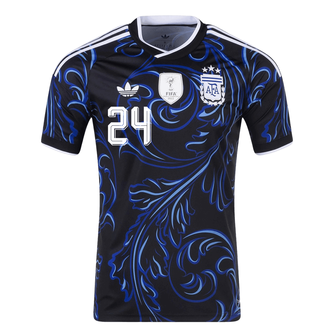 E. FERNÁNDEZ #24 Mens Argentina World Cup Away Jersey 2026