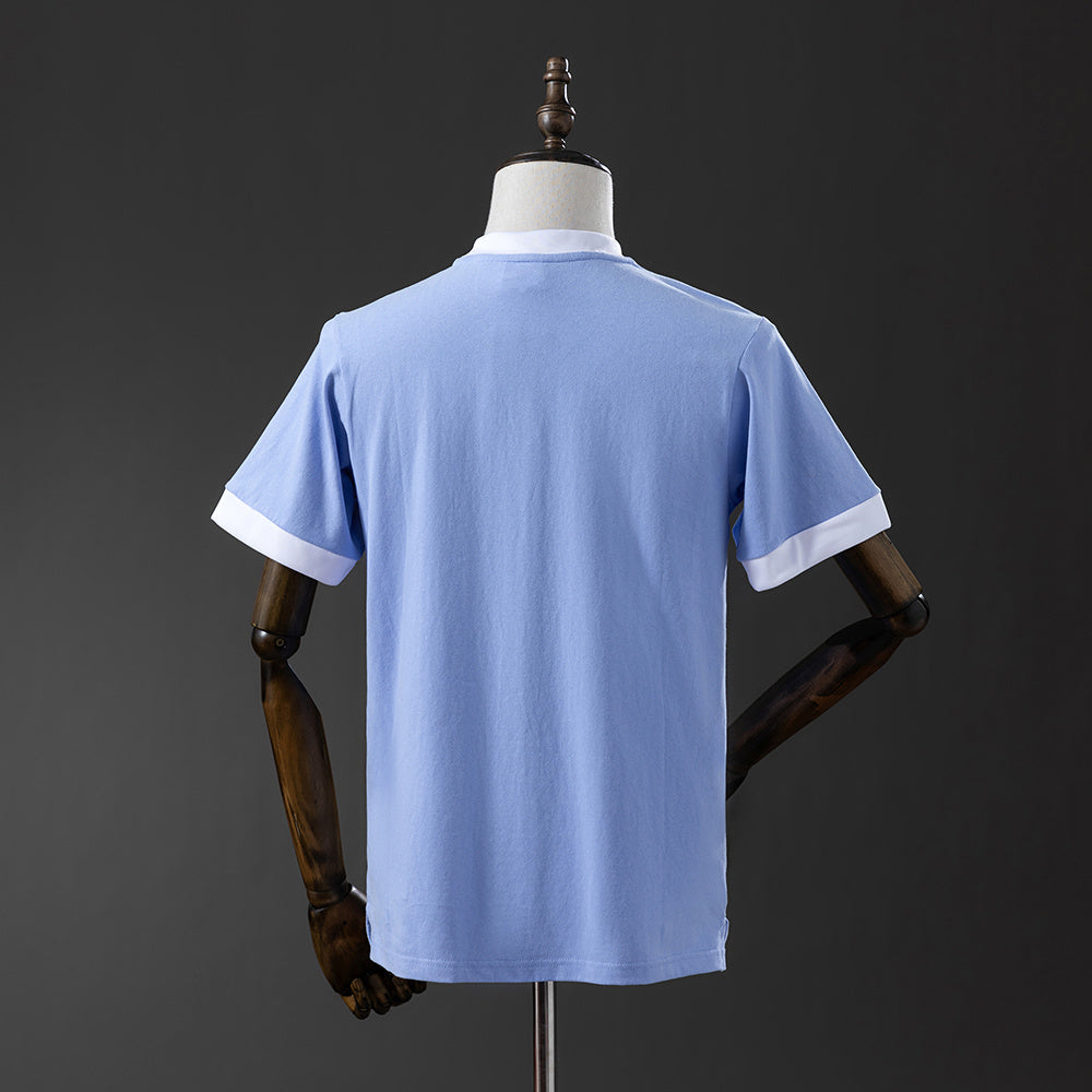 Manchester City Jersey 1971-72 Home Retro Football Kit
