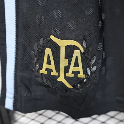 Player Version Argentina Shorts 2025 Black Football Kit Soccer Shorts