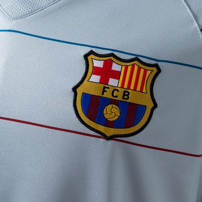 Barcelona Jersey 2003-04 Away Retro Football Kit Long Sleeves