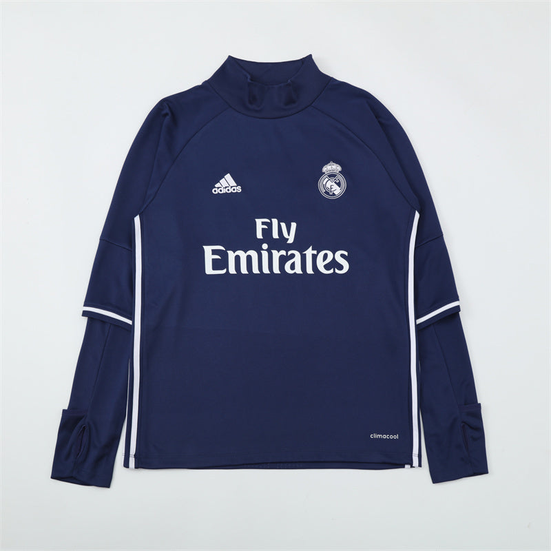 Retro Real Madrid Training Tracksuits 2016-17 Football Kit Soccer Jersey