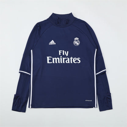 Retro Real Madrid Training Tracksuits 2016-17 Football Kit Soccer Jersey