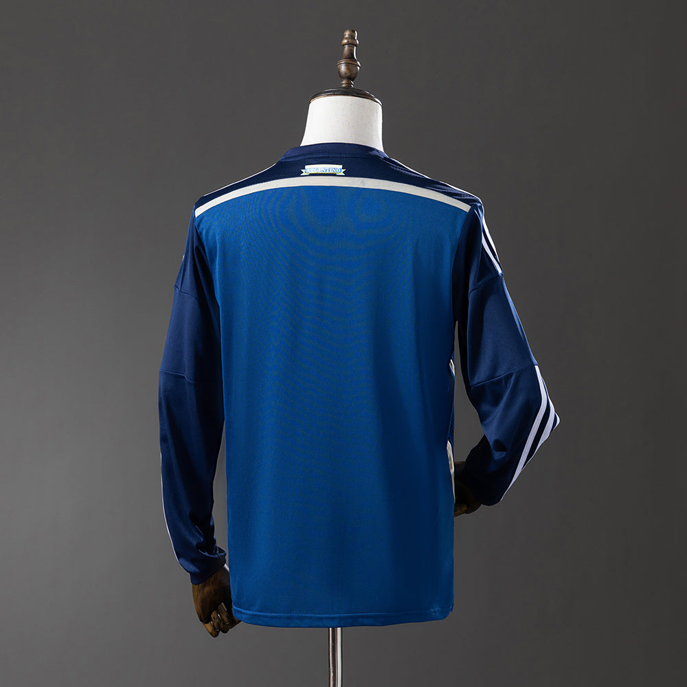 Argentina Jersey 2014 Away Retro Kit Long Sleeves