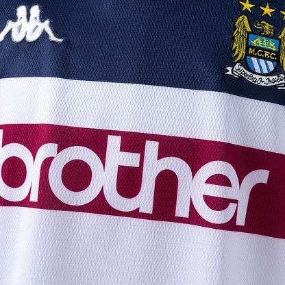 Manchester City Jersey 1997-98 Away Retro Football Kit