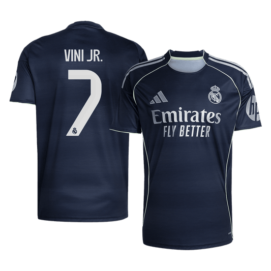 VINI JR. #7 Mens Real Madrid Away Jersey 2025/26 [PREMIUM]