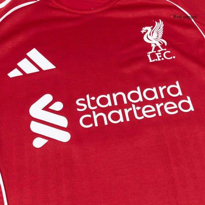KERKEZ #6 Mens Liverpool Home Jersey 2025/26 - Player Version (Slim Fit)