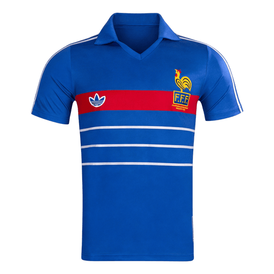 Retro 1984 Mens France Home Jersey