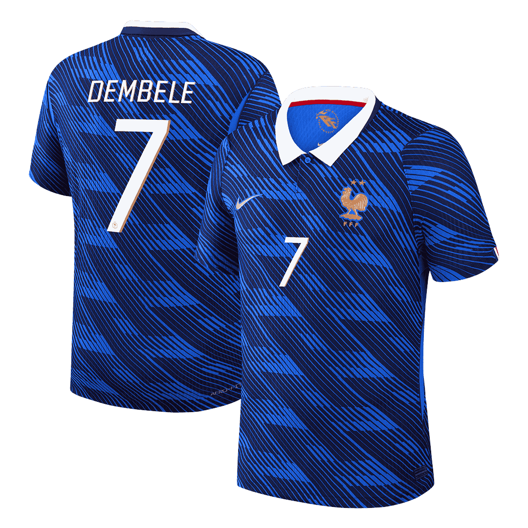 DEMBELE #7 Mens France World Cup Home Jersey 2026 - Player Version (Slim Fit)