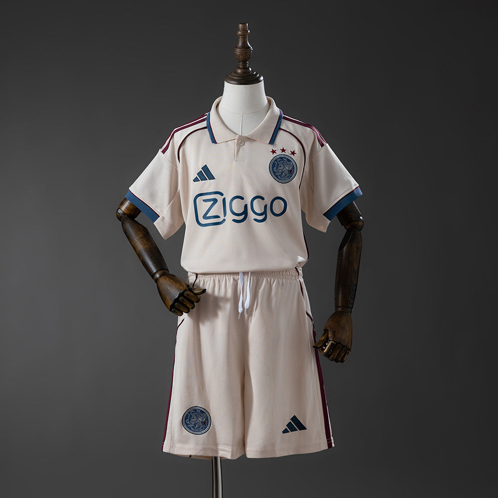 Kids Ajax Third Jersey 2025/26 Football Kit Soccer Shirt