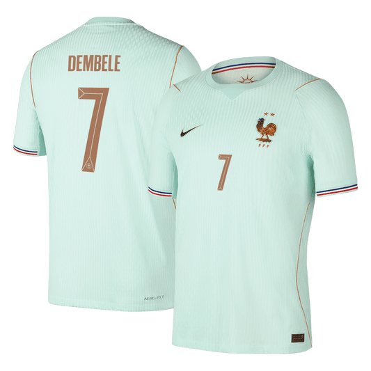 DEMBELE #7 Mens France World Cup Away Jersey 2026 - Player Version (Slim Fit)
