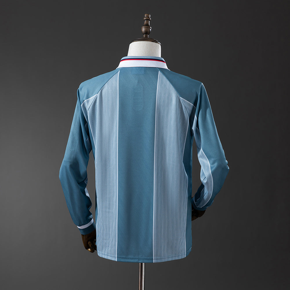 England Jersey 1996 Away Retro Kit Long Sleeves