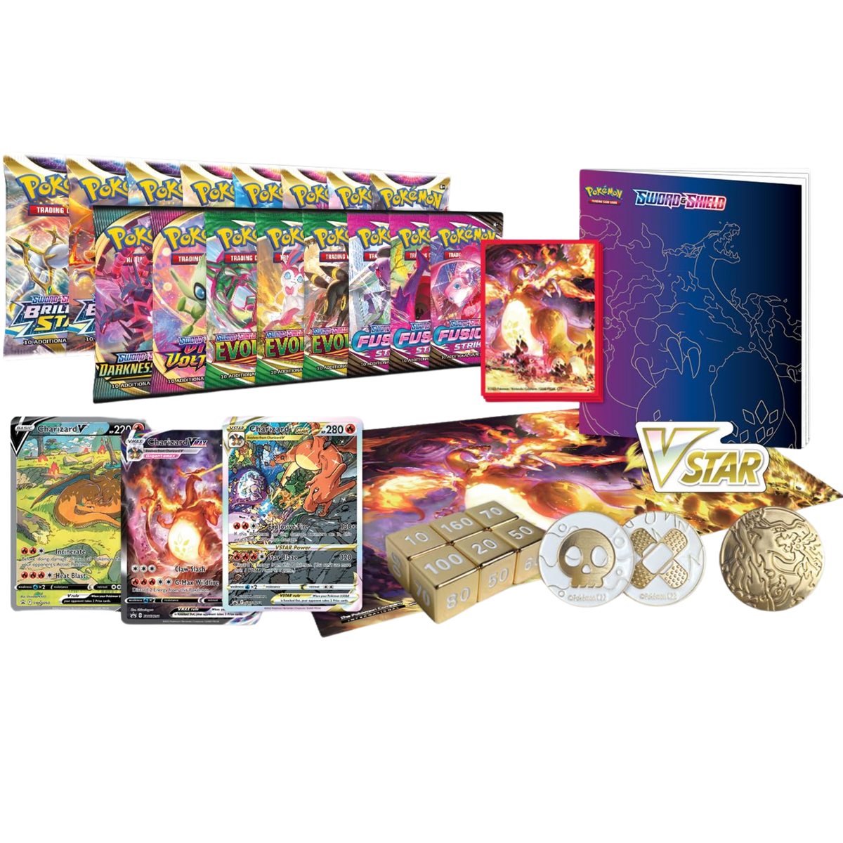 Pokemon TCG: Sword & Shield - Charizard Ultra Premium Collection (Cassius Marsh Stream Only)