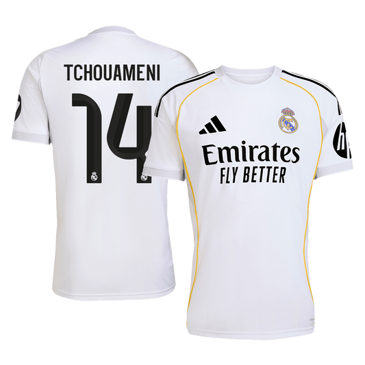 TCHOUAMENI #14 Mens Real Madrid Home Jersey 2025/26 [PREMIUM]