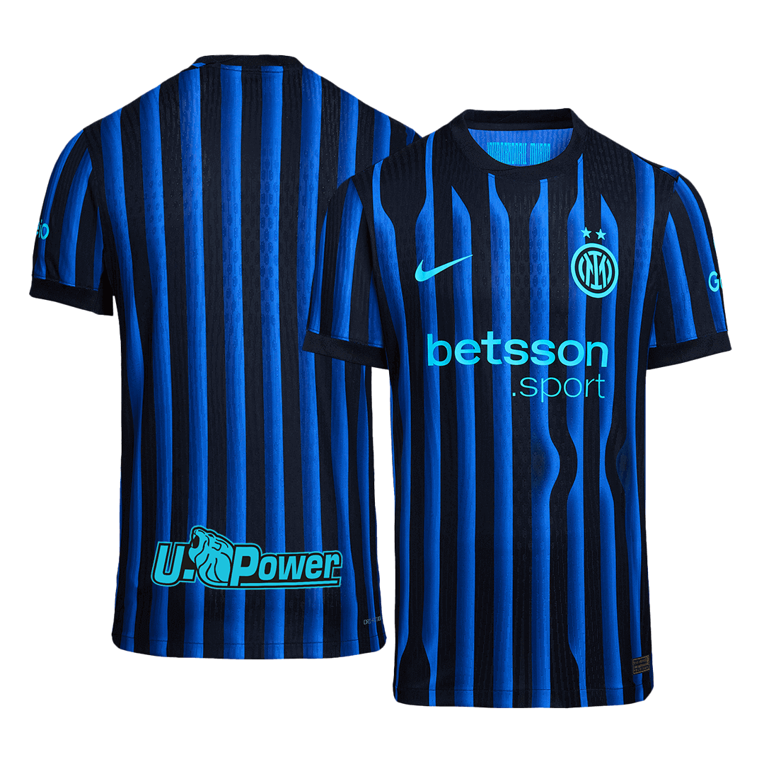 Mens Inter Milan Home Jersey 2025/26 - Player Version (Slim Fit)
