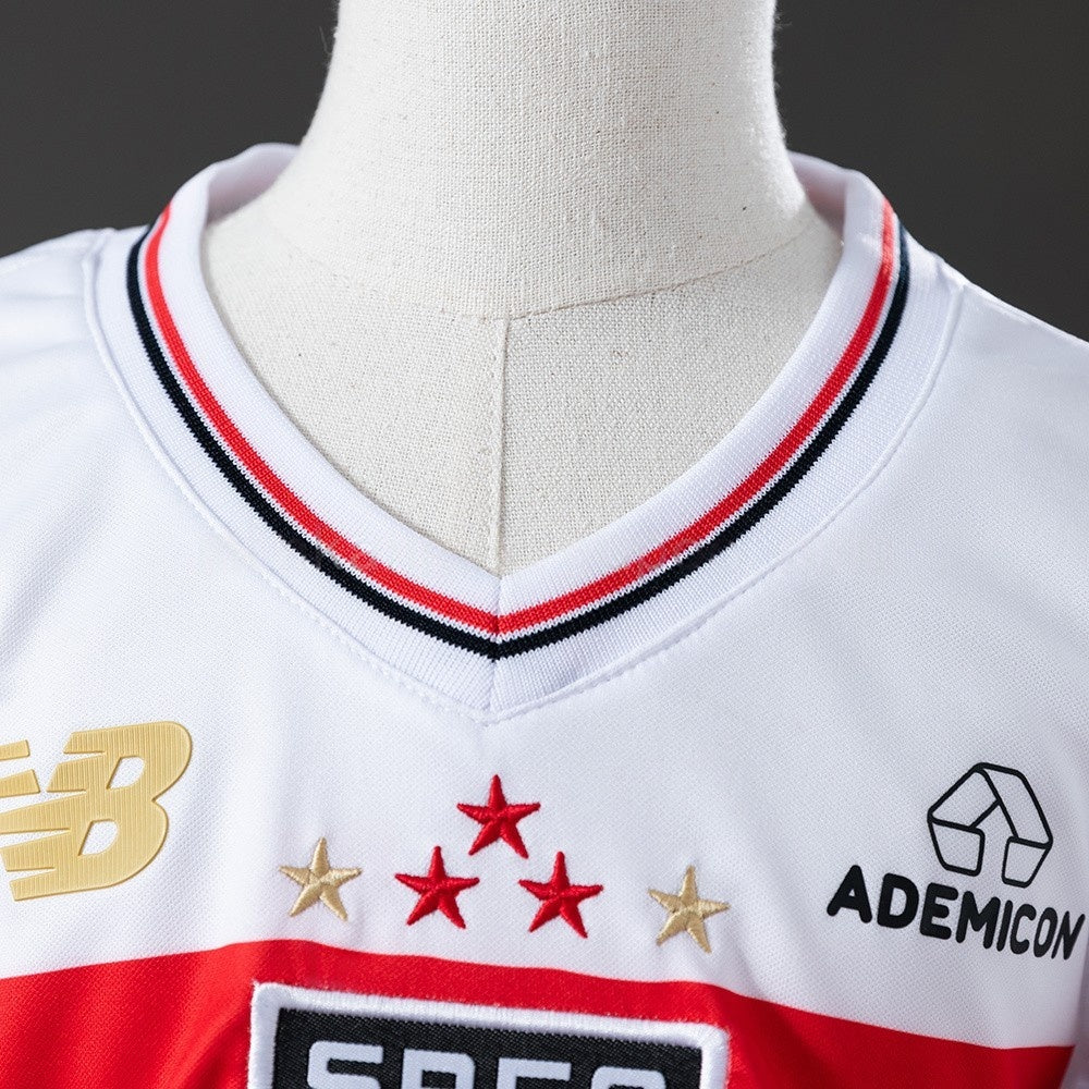 Kids Sao paulo Jersey 25/26 Home Football Kit