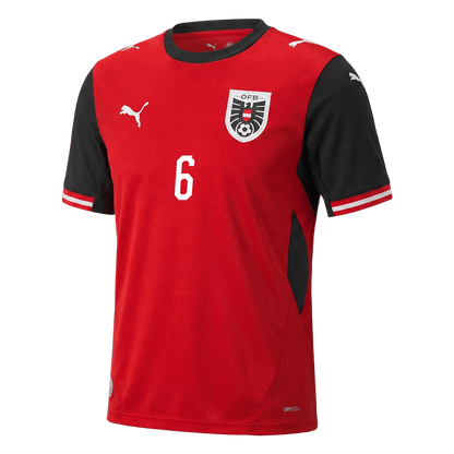 SEIWALD #6 Mens Austria World Cup Home Jersey 2026