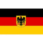 3x5 Country Flag - Germany with Eagle