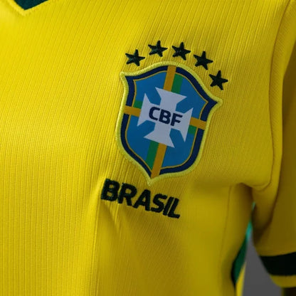 Women Brazil Home Jersey 2026 World Cup Football Kit Soccer Shirt