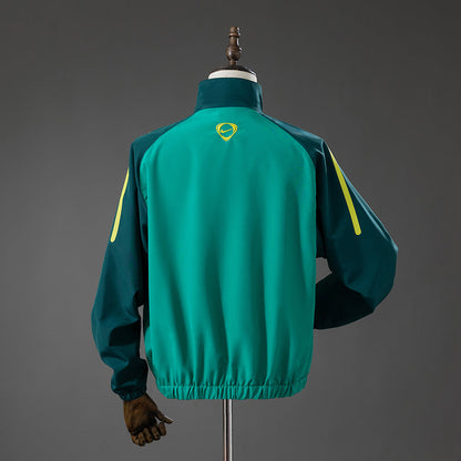 Brazil Windbreaker 2010 Green Football Soccer Jacket