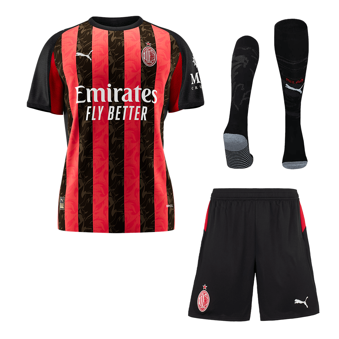 Men's AC Milan Home Full Kit 2025/26 [PREMIUM]