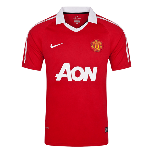 Retro 2010/11 Mens Manchester United Home Jersey