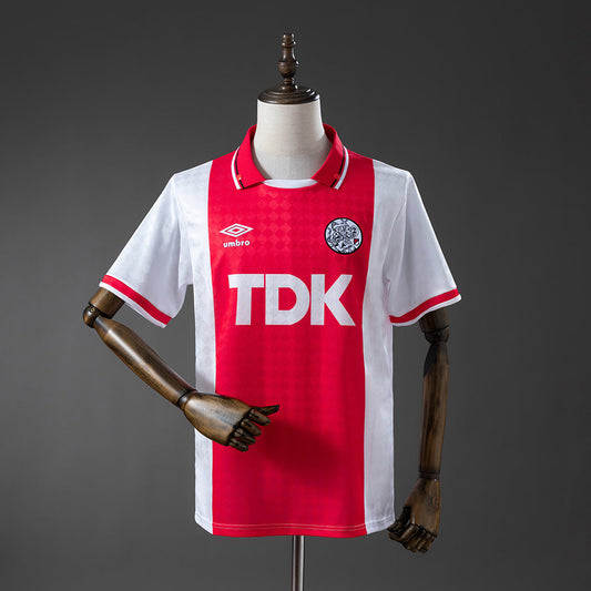 Ajax Home Jersey 1989-90 Retro Football Kit Soccer Shirt
