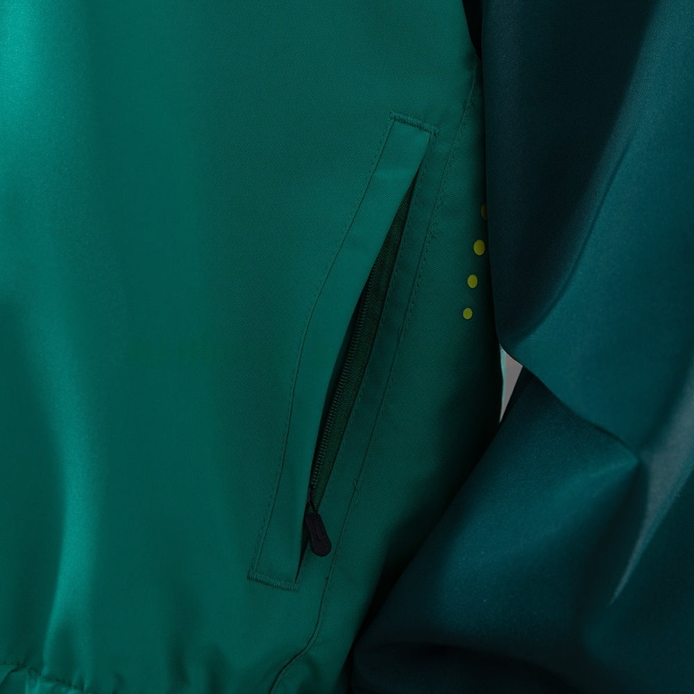 Brazil Windbreaker 2010 Green Football Soccer Jacket