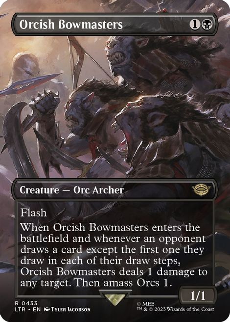 Orcish Bowmasters (Borderless) - Universes Beyond: The Lord of the Rings: Tales of Middle-earth (LTR)