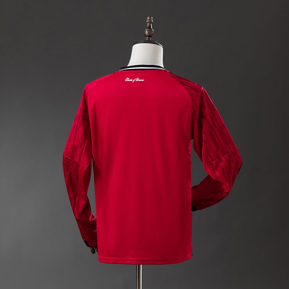 Manchester United Jersey 25/26 Home Football Kit Long Sleeves
