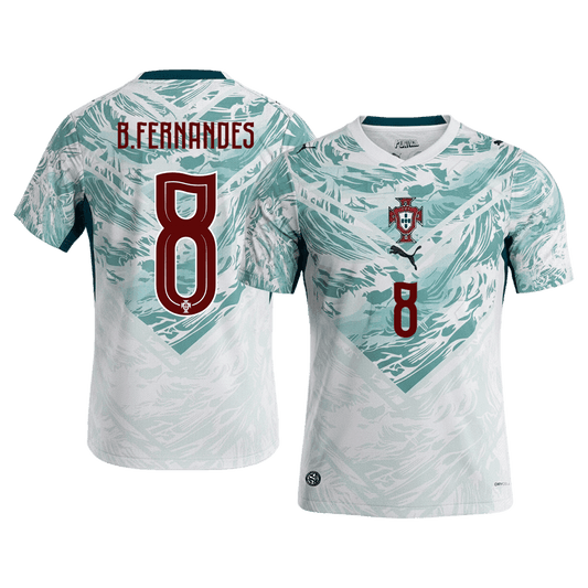 B.FERNANDES #8 Mens Portugal World Cup Away Jersey 2026