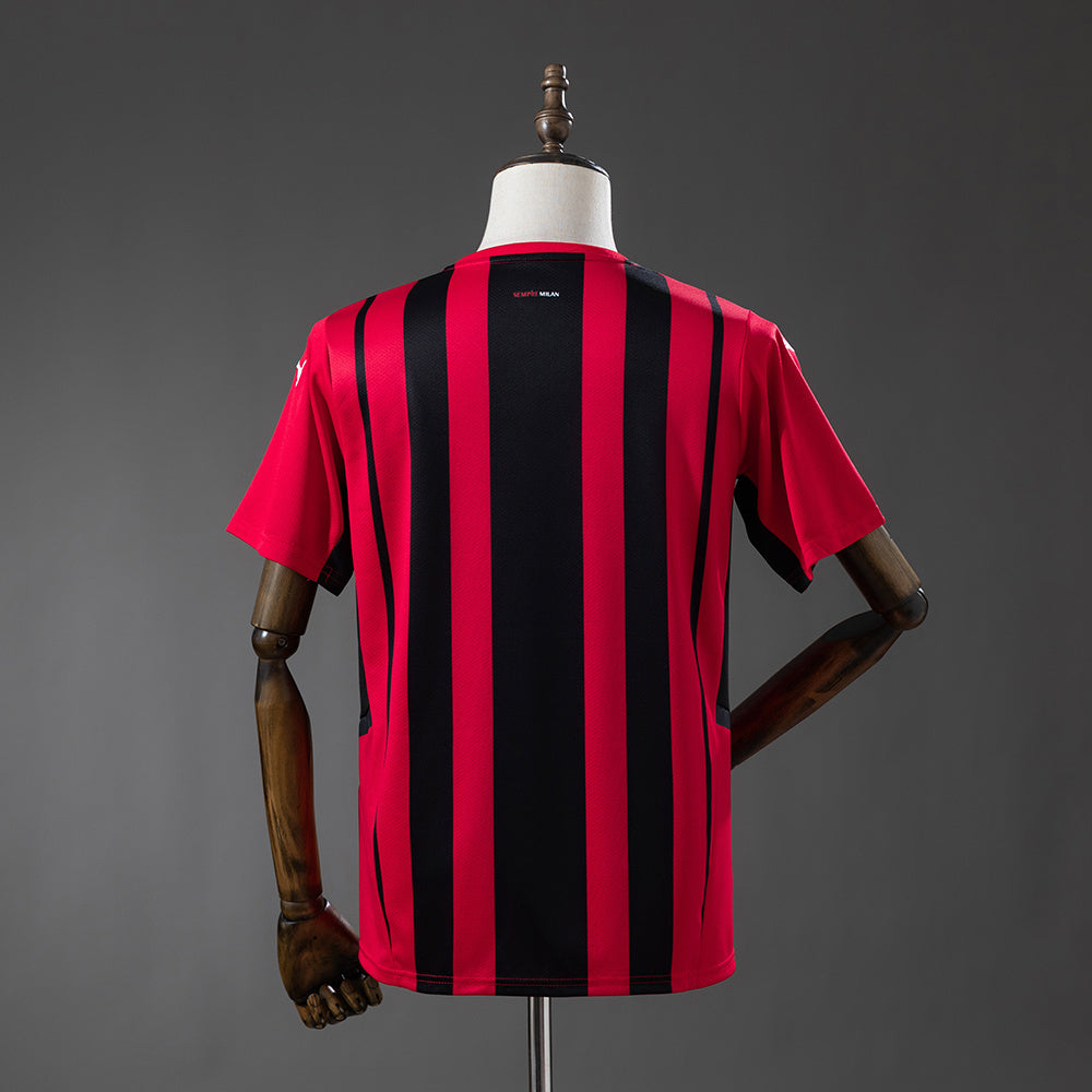 AC Milan Home Jersey 2021-22 Retro Football Kit Soccer Shirt