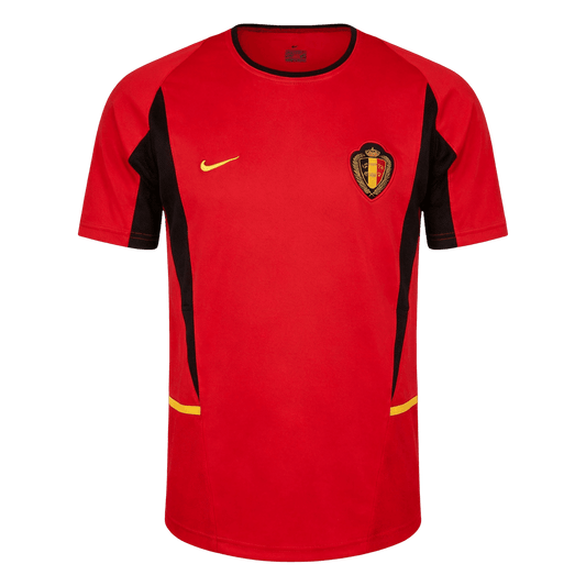 Retro 2002 Mens Belgium World Cup Home Jersey