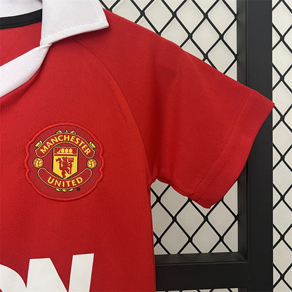 Retro Kids Manchester United Home Jersey 10/11