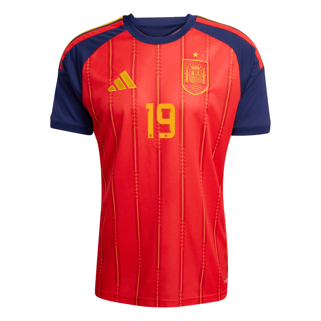 LAMINE YAMAL #19 Mens Spain World Cup Home Jersey 2026 [PREMIUM]