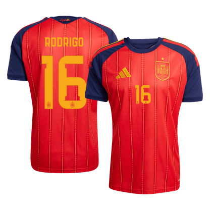 RODRIGO #16 Mens Spain World Cup Home Jersey 2026 [PREMIUM]