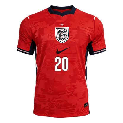 PALMER #20 Mens England World Cup Away Jersey 2026 - Player Version (Slim Fit)