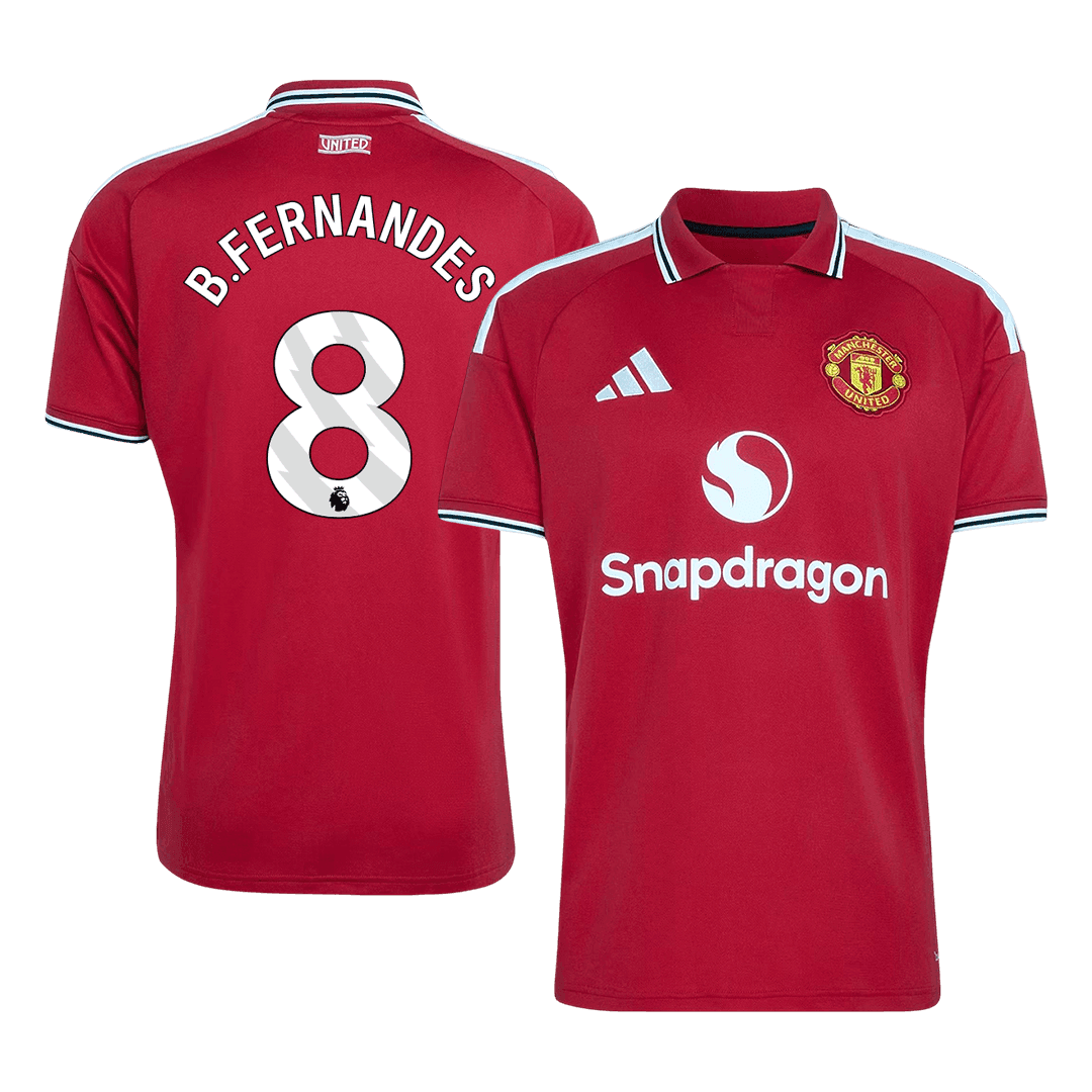 B.FERNANDES #8 Mens Manchester United Home Jersey 2026/27