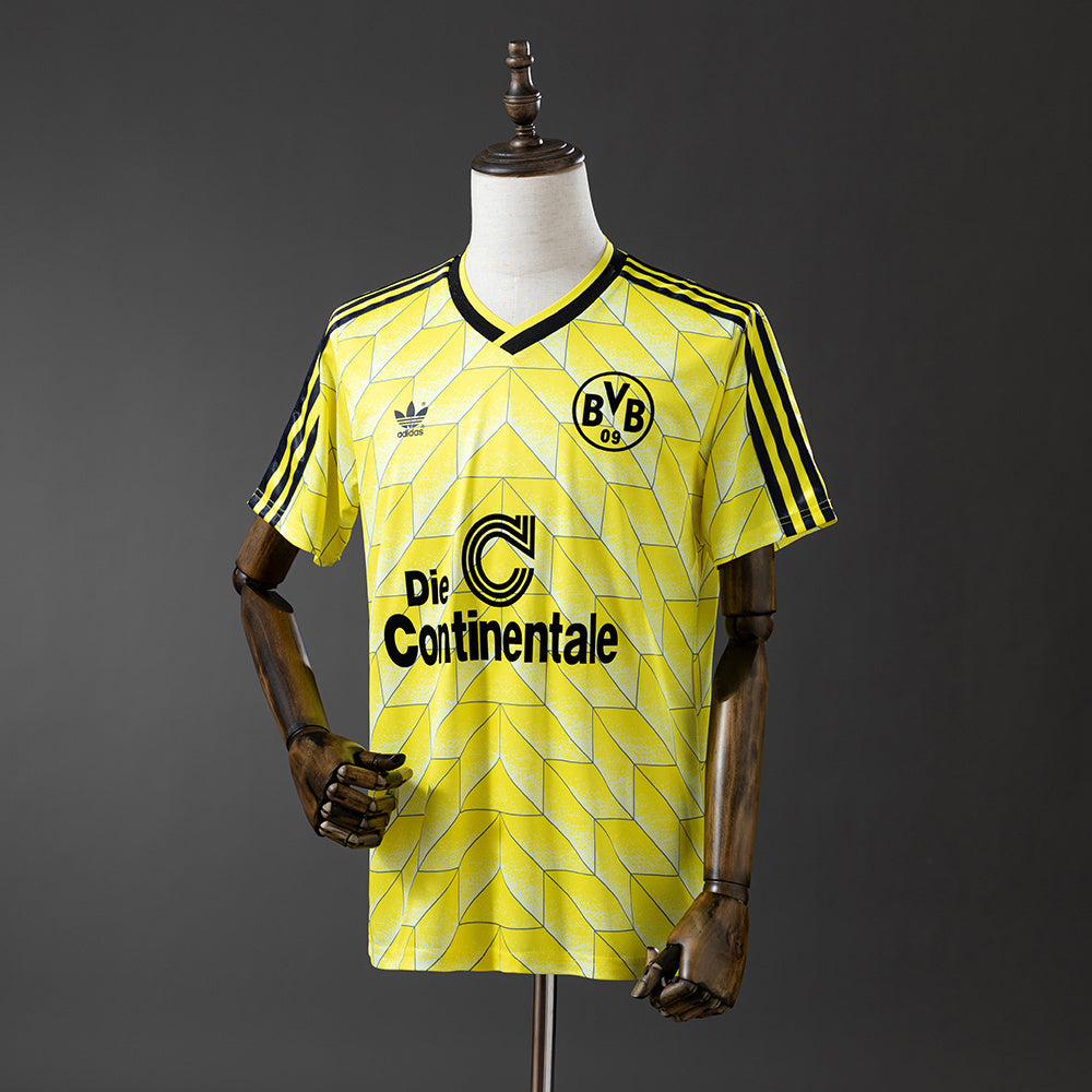 Dortmund Jersey 1988-89 Home Retro Football Kit