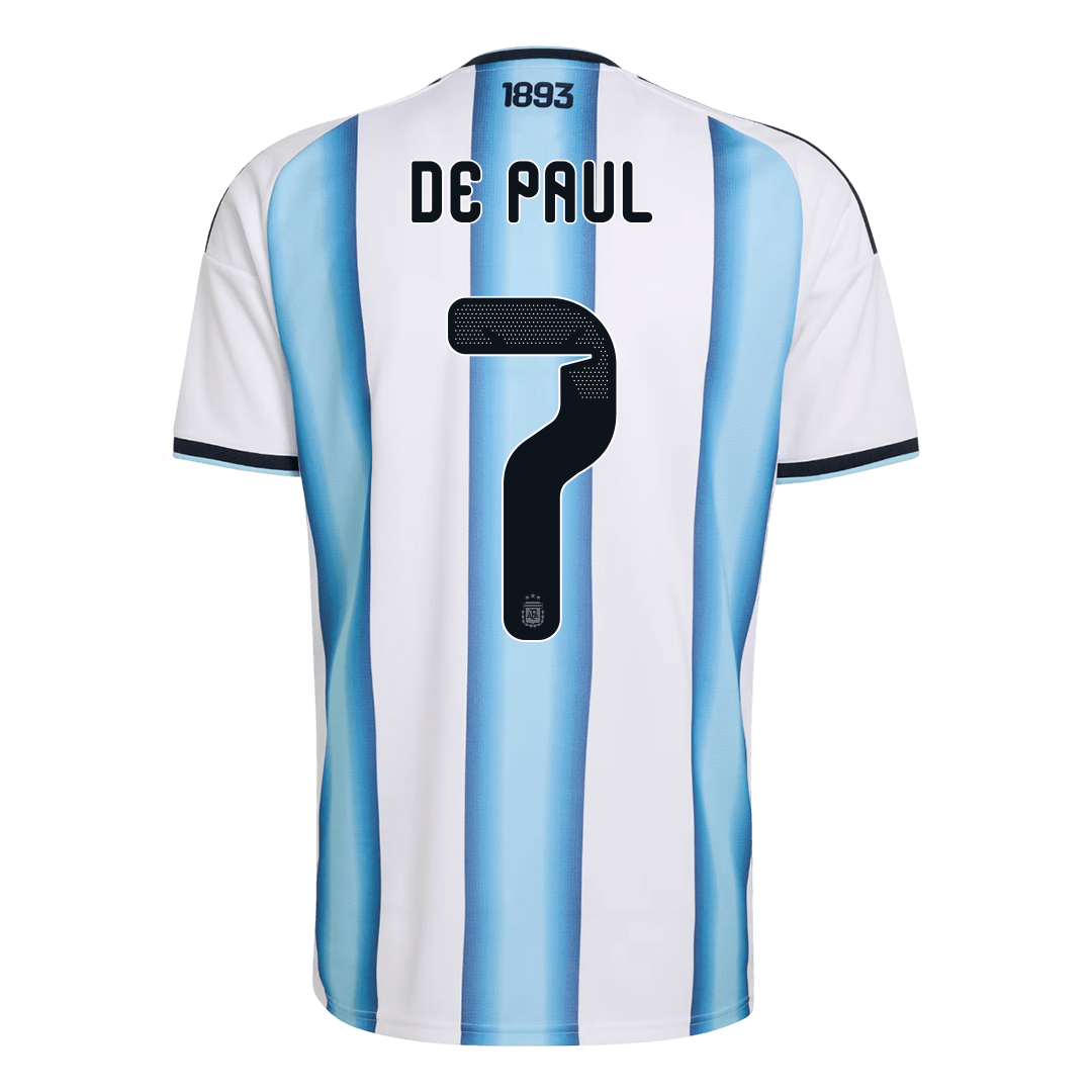 DE PAUL #7 Mens Argentina World Cup Home Jersey 2026 [PREMIUM]
