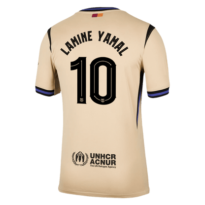 LAMINE YAMAL #10 Mens Barcelona Away Jersey 2025/26 - UCL