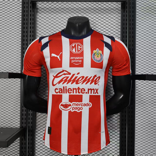 Player Version Chivas Jersey 25/26 Home Football Kit Soccer Jersey