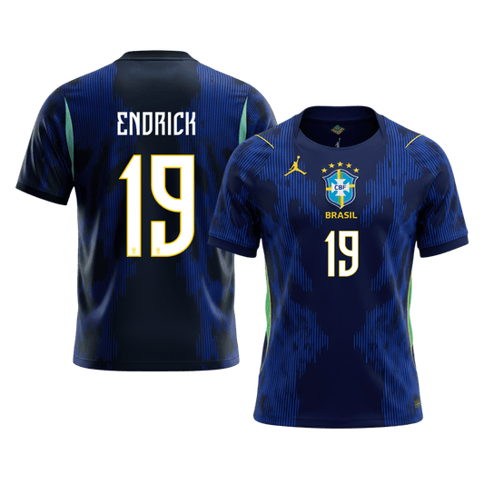 ENDRICK #19 Mens Brazil World Cup Away Jersey 2026
