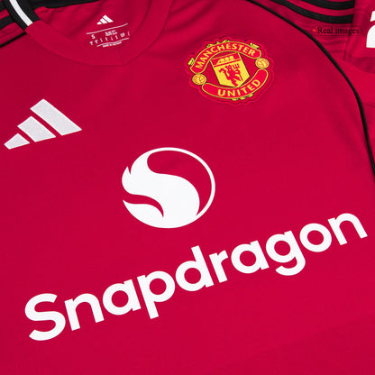B.FERNANDES #8 Mens Manchester United Home Jersey 2025/26 [PREMIUM]