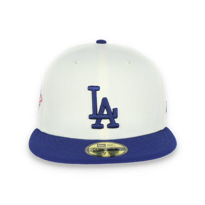 New Era Los Angeles Dodgers 1988 World Series Side Patch Throwback White 59FIFTY Fitted